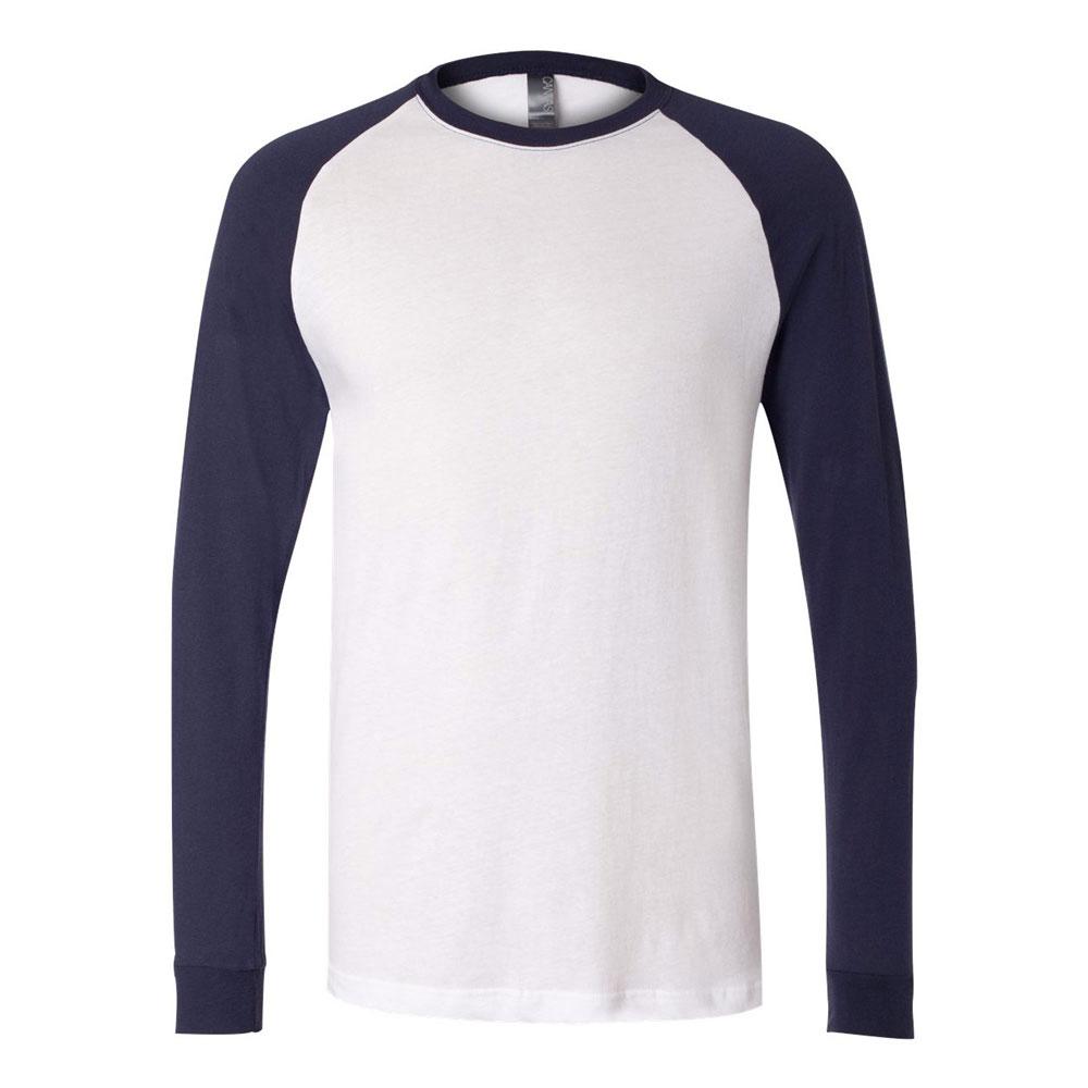 Custom T Shirts - Men's Jersey Long-Sleeve Baseball | rushIMPRINT.com