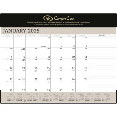 Vinyl Desk Pad Promotional Calendars Rushimprint