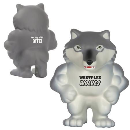 Wolf Mascot Stress Relievers 1