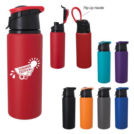 24 Oz. Velvet Touch Aluminum Bottles 1