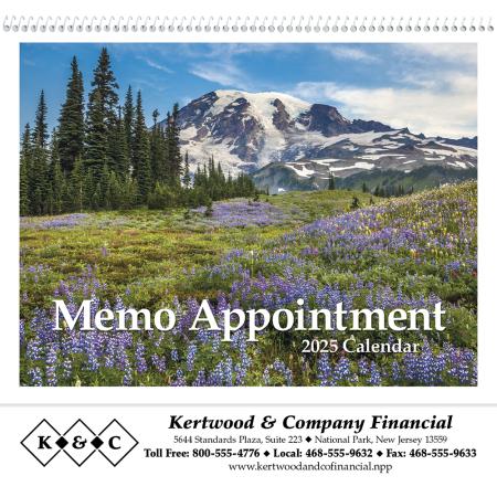 Memo Appointment with Picture Calendars 1