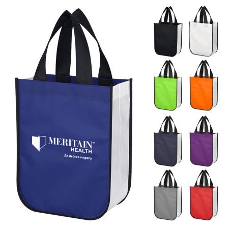 Shiny Non-Woven Shopper Totes 1