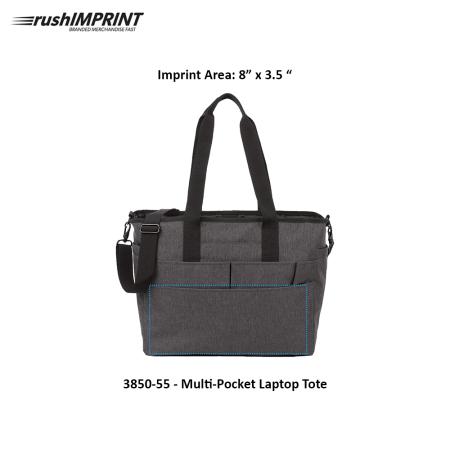 Multi-Pocket Laptop Tote 1