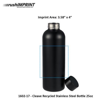 Cleave Recycled Stainless Steel Bottle 25oz 1