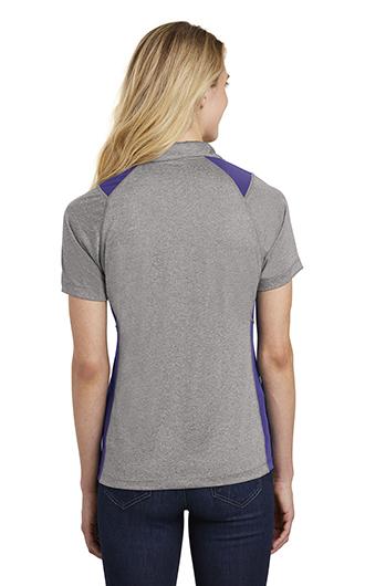 Sport-Tek Women's Heather Colorblock Contender Polo 1