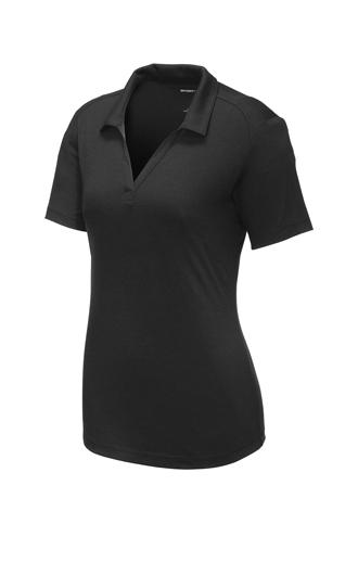 Sport-Tek  Women's PosiCharge  Tri-Blend Wicking Polo 3