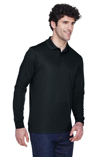 Core 365 Men's Pinnacle Performance Long-Sleeve Pique Polo 2