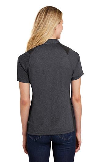 Sport-Tek Women's Heather Colorblock Contender Polo 2