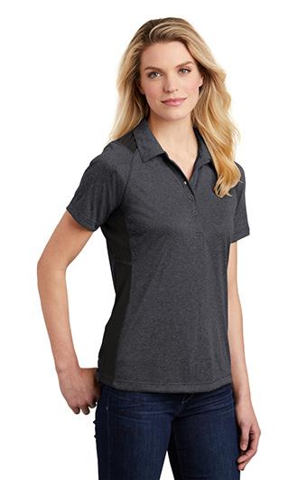 Sport-Tek Women's Heather Colorblock Contender Polo 3