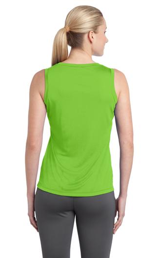 Sport-Tek Ladies Sleeveless PosiCharge V-Neck T-shirts 1