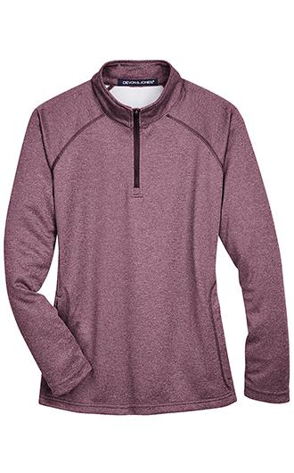 Devon & Jones Ladies' Stretch Tech-Shell Compass Quarter Zip 4