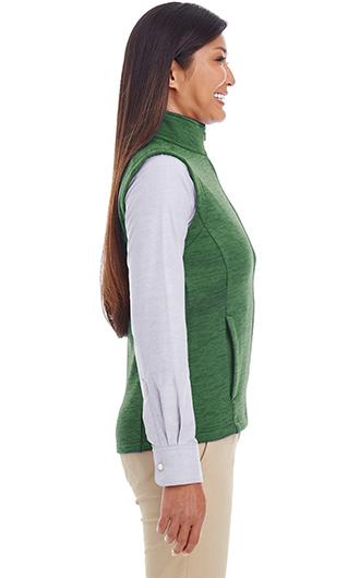 Devon & Jones Ladies'  Newbury Melange Fleece Vests 1