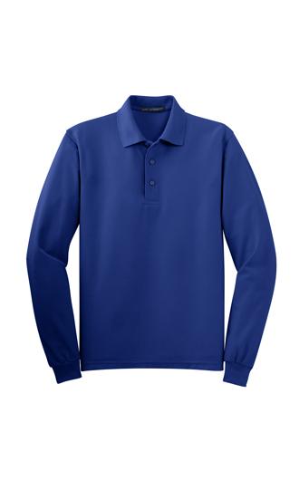 Port Authority Long Sleeve Silk Touch Polo 4