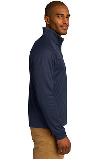 Port Authority Vertical Texture 1/4-Zip Pullover 1