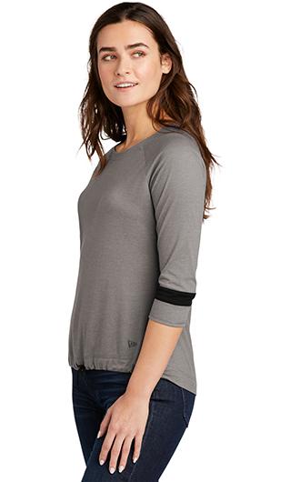 New Era Ladies Tri-Blend 3/4-Sleeve Tee 1