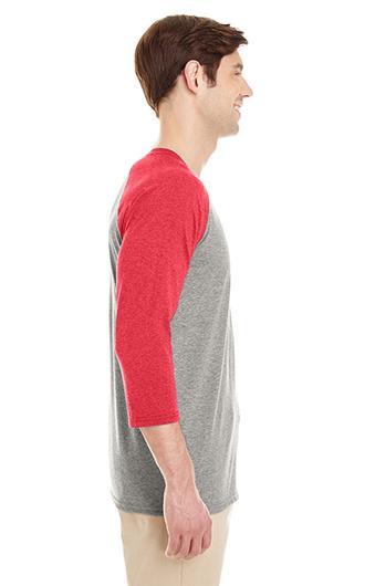 Jerzees Adult TRI-BLEND Baseball Raglan 1