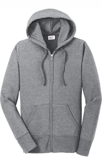 Port & Company Ladies Core Fleece Full-Zip Hooded Sweatshirt 3