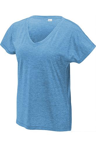 Sport-Tek Ladies PosiCharge Tri-Blend Wicking Dolman Tee 3