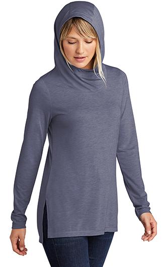 Sport-Tek Ladies PosiCharge Tri-Blend Wicking Long Sleeve Hoodie 1