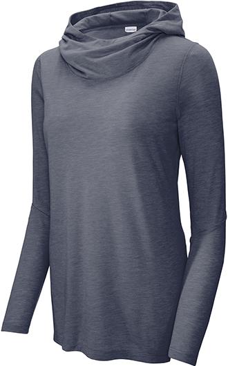 Sport-Tek Ladies PosiCharge Tri-Blend Wicking Long Sleeve Hoodie 3