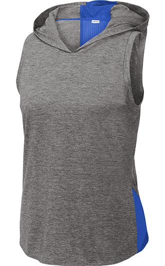 Sport-Tek Ladies PosiCharge Tri-Blend Wicking Draft Hoodie Tank 3