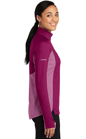 Sport-Tek Ladies Sport-Wick Stretch Contrast 1/2-Zip Pullover 1