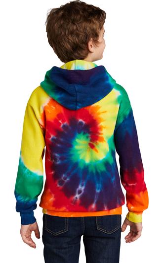 Port & Company Youth Tie-Dye Pullover Hooded Sweatshirt 1