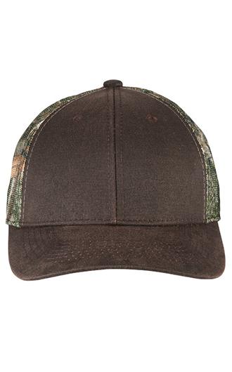 Port Authority  Pigment Print Camouflage Mesh Back Caps 1