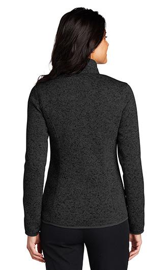 Port Authority Ladies Sweater Fleece Jacket 2