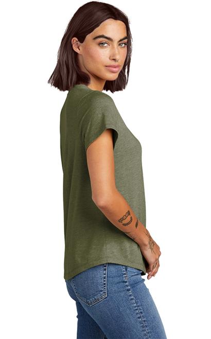 Allmade Women's Relaxed Tri-Blend Scoop Neck Tee 1