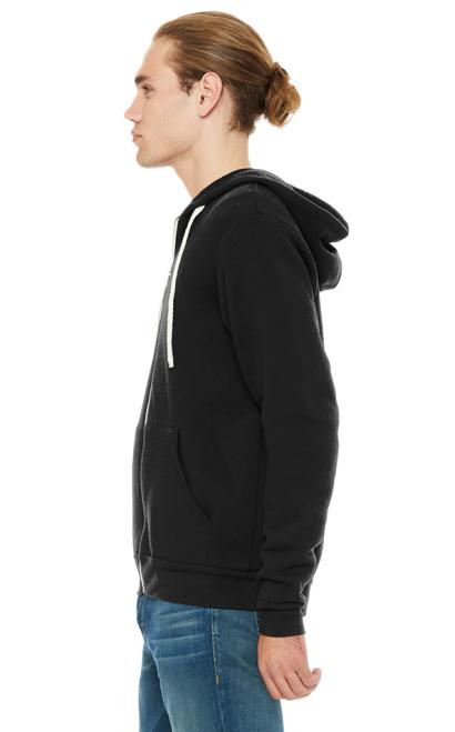 BELLA+CANVAS Unisex Triblend Sponge Fleece Full-Zip Hoodie 1