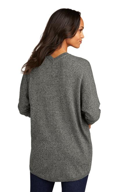 Port Authority Ladies Marled Cocoon Sweater 2