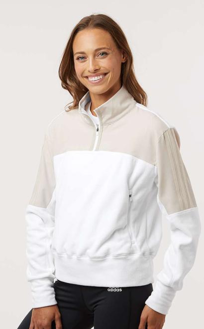 Adidas - Women's Fleece Quarter-Zip Pullover 1