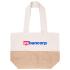 Cotton Canvas Tote Bag with Jute Gusset Thumbnail 1