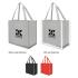 Reflective Large Non Woven Grocery Totes Thumbnail 1