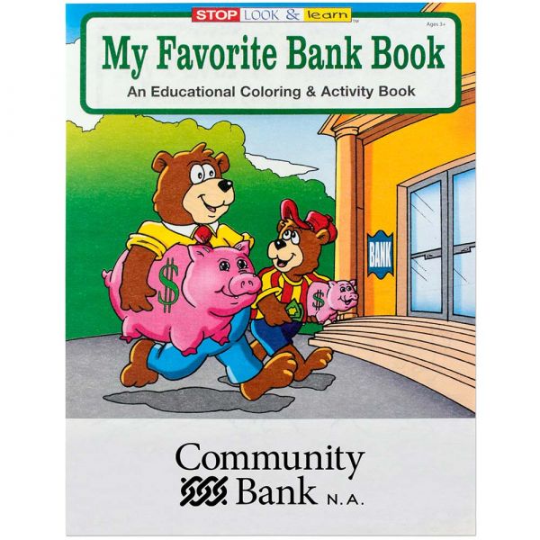 My Favorite Bank Coloring Book