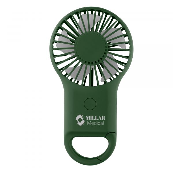 Rechargeable Handheld Fan w/ Carabiner