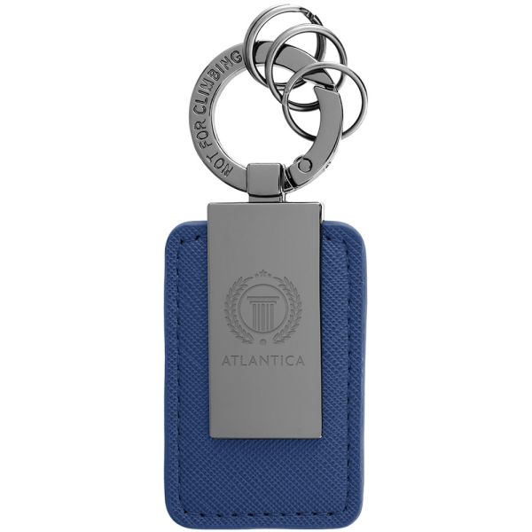 Leatherette Carabiner Clip Key Tag