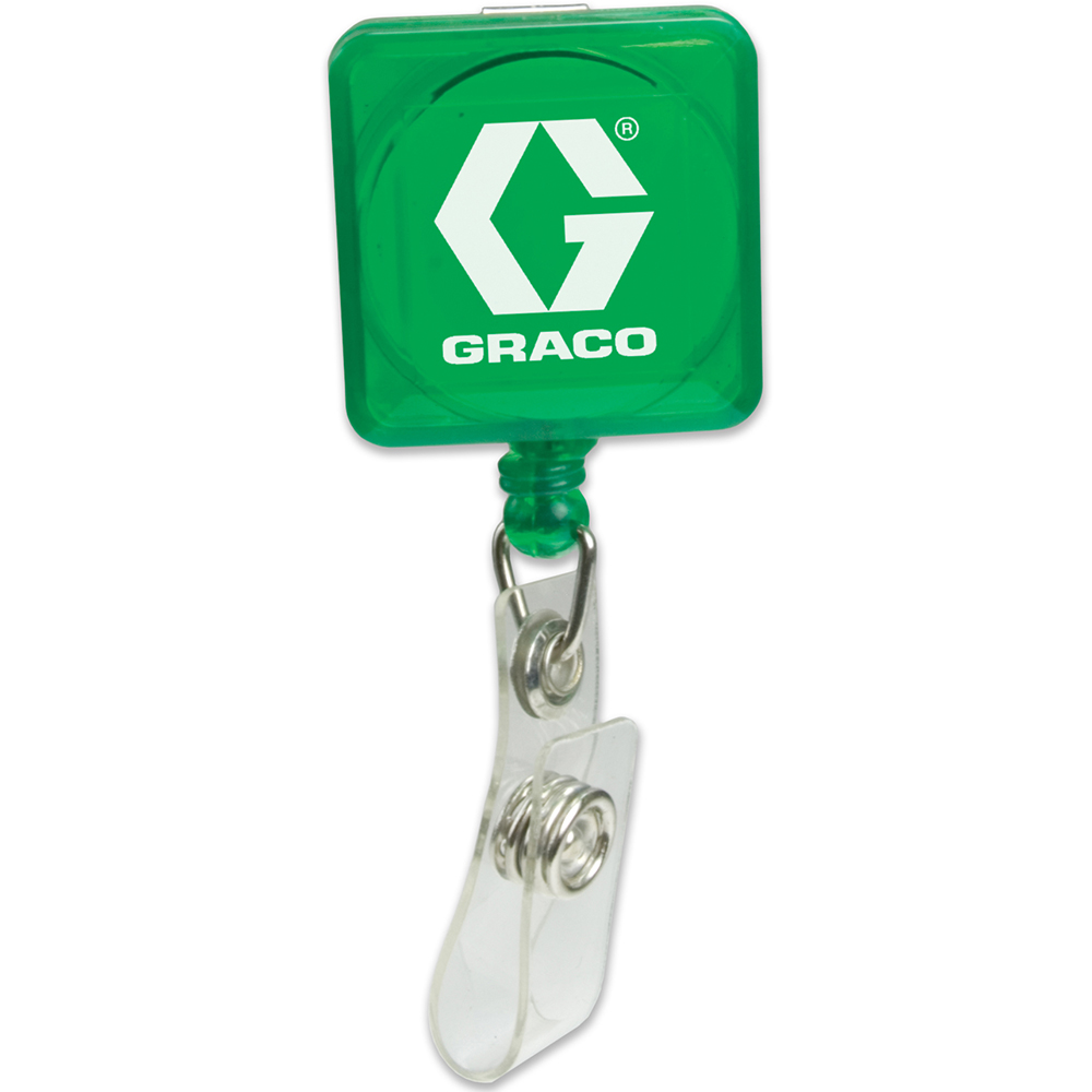  Metal Retractable Badge Holder - Alligator Clip